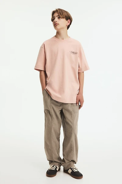 Pantalon de jogging en popeline