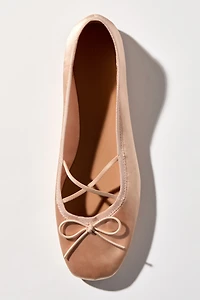 Satin Ballet Flats