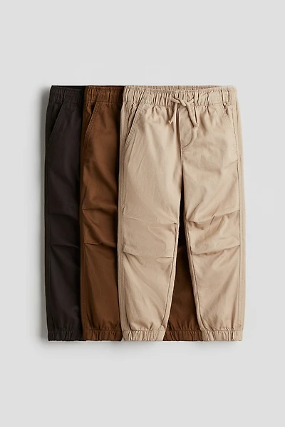 3-pack Cotton Joggers