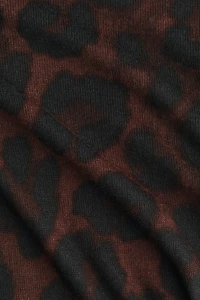 MAMA Fine-Knit Button-Front Top