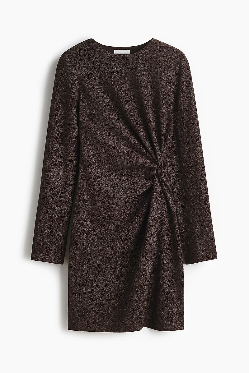 Robe avec détail torsadé