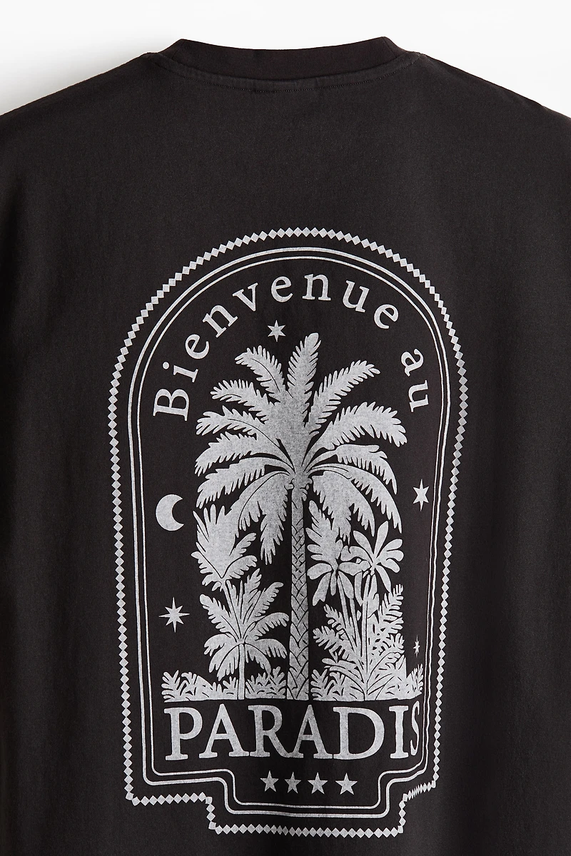 Relaxed-Fit Printed Cotton T-Shirt