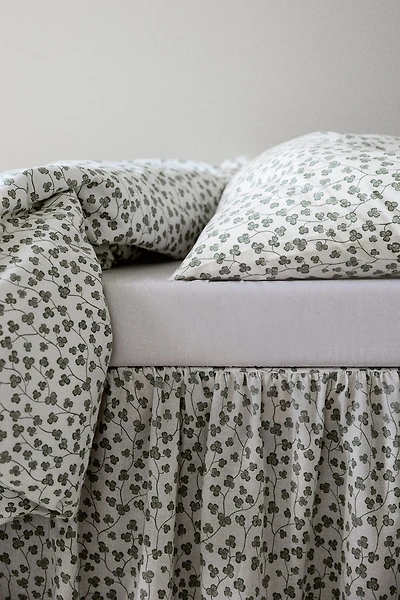 Patterned Cotton Twin Duvet Cover Set
