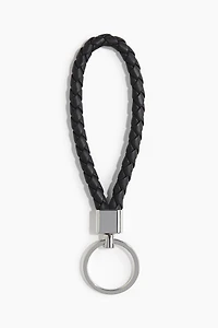 Key Ring with Leather Loop