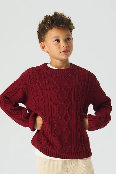 Cable-Knit Sweater
