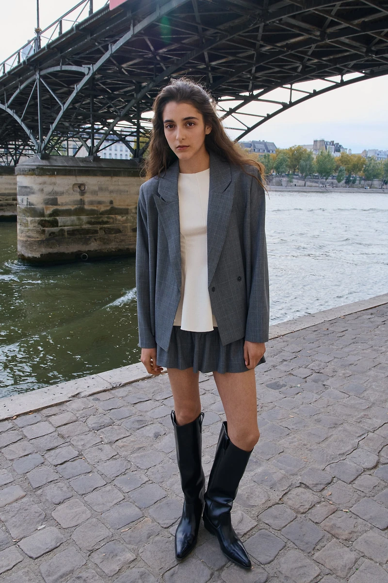 Haut péplum sans manches