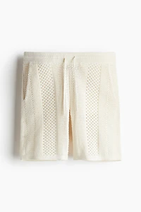 Regular Fit Hole-knit Shirt