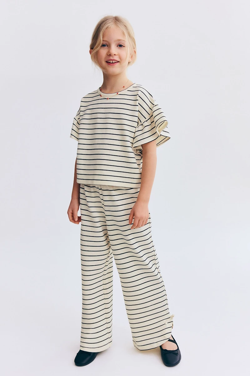 Ensemble 2 pièces en jersey texturé