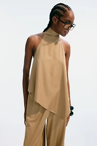 Haut asymétrique avec dos nu