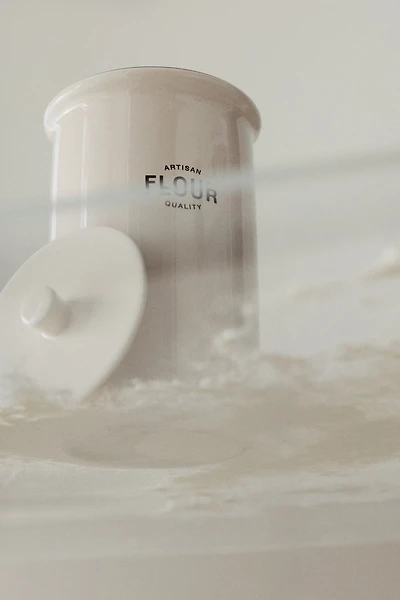 Porcelain Flour Canister