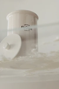 Porcelain Flour Canister