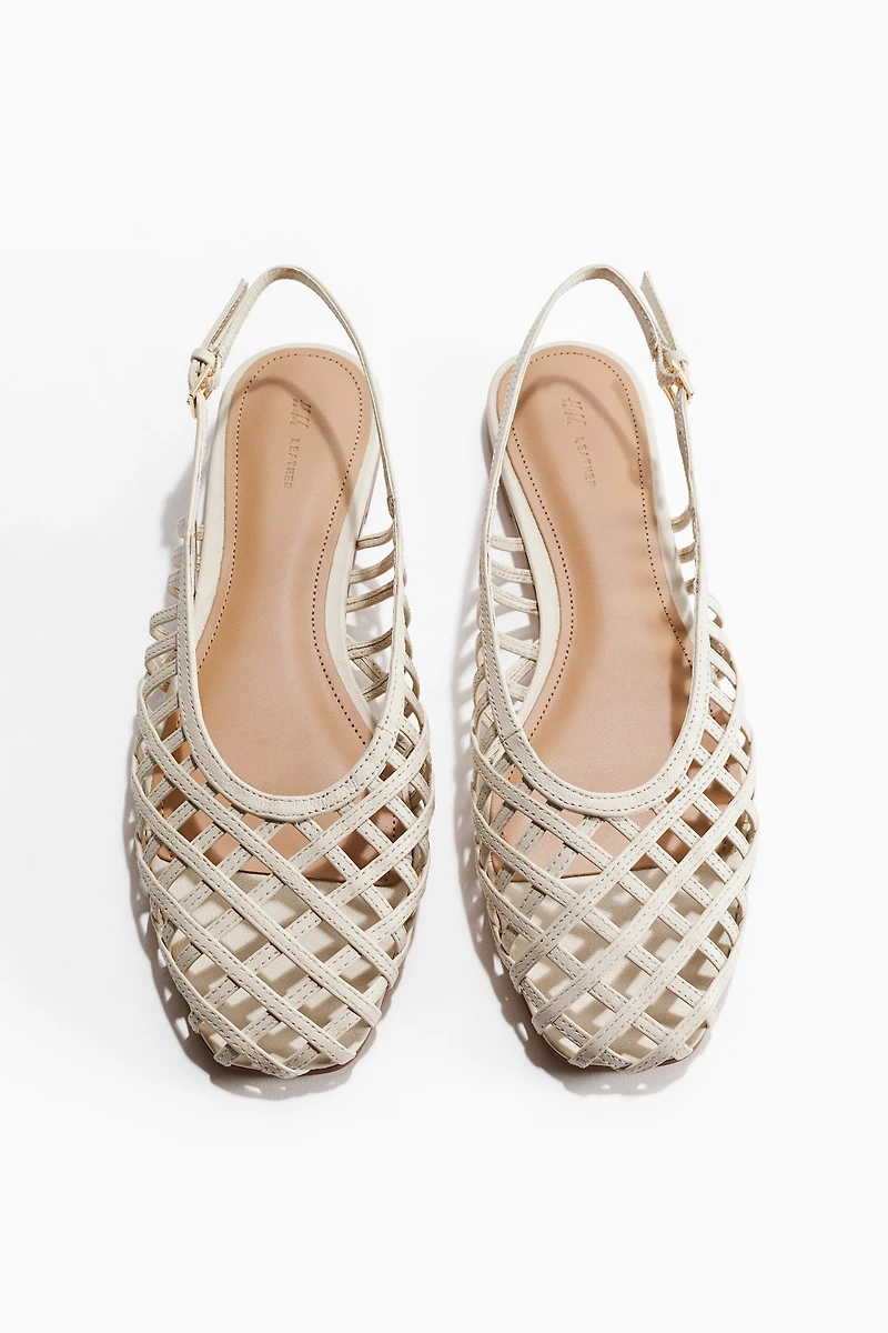 Leather Slingbacks