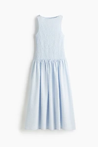 Smocked Seersucker Dress