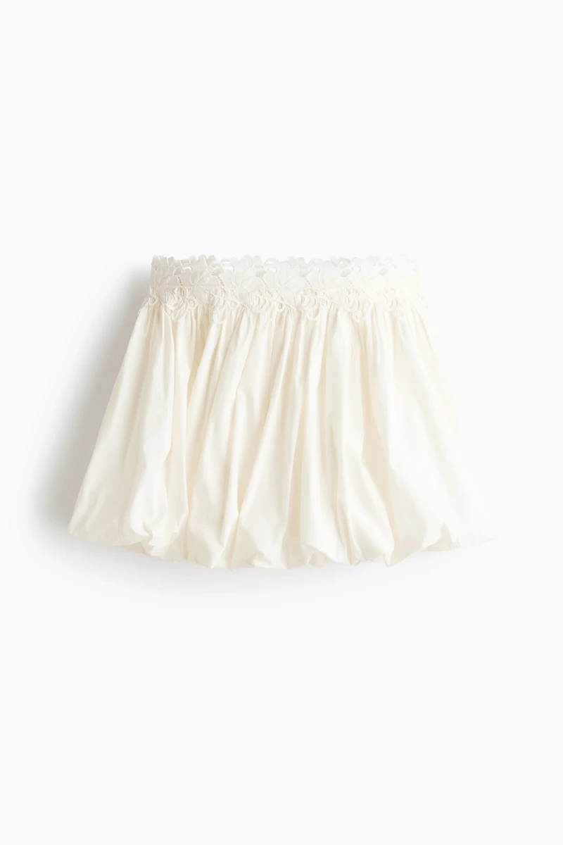 Jupe ballon en coton