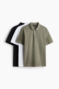 3-Pack Regular-Fit Polo Shirts