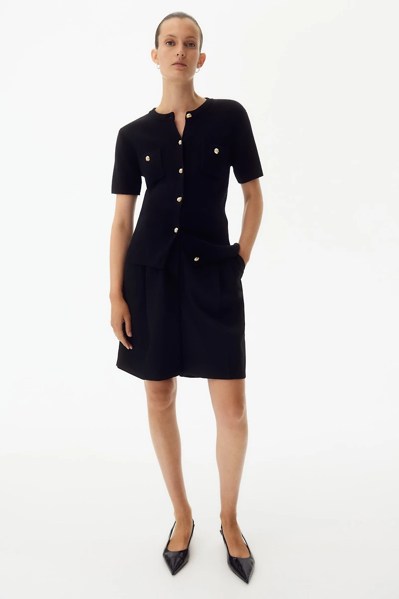 MAMA Rib-Knit Cardigan