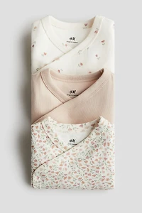 3-pack Wrapover Bodysuits