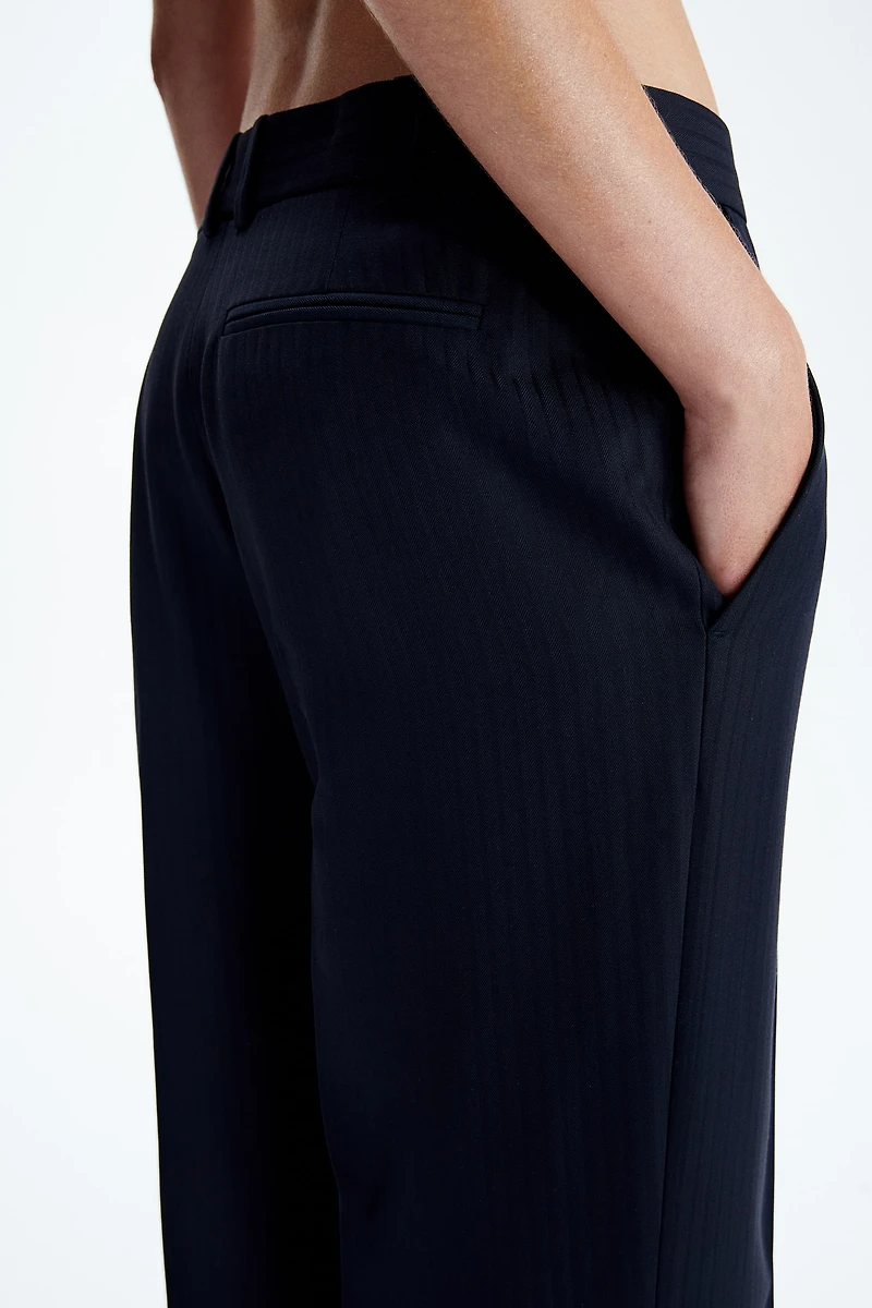 Pantalon sur mesure en laine mélangée
