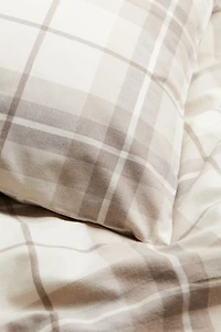 Twin Flannel Duvet Cover Set