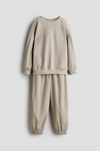 2-Piece Waffled Cotton Set