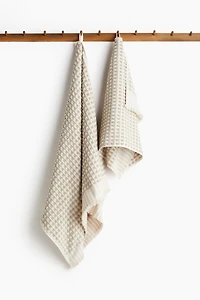 Patterned Cotton Terry Hand Towel