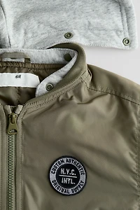 Hooded Bomber Jacket