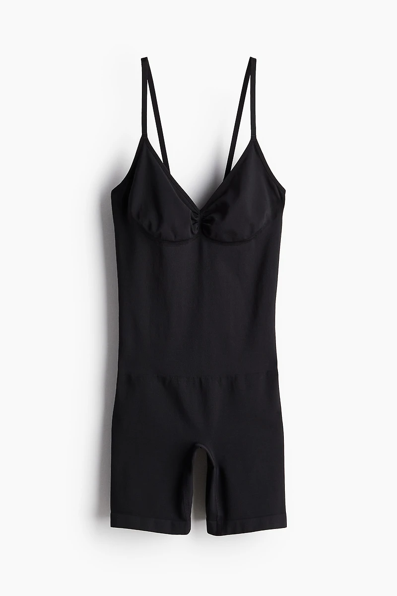 Firm Shape Sculpting Biker Bodysuit