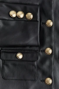 Veste en tissu enduit