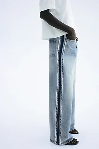 Jeans with Side Panels