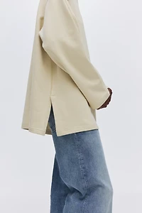 Sweatshirt with Text Motif