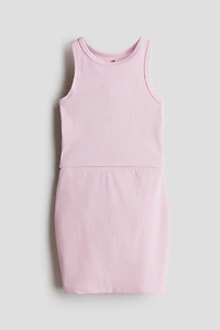 2-Piece Ribbed Cotton Set