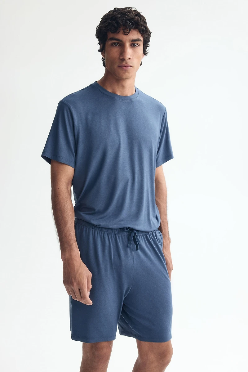 Pajama T-Shirt and Shorts Set