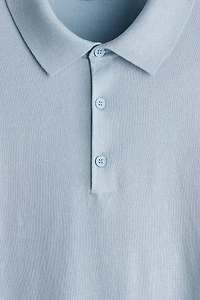 Regular-Fit Fine-Knit Polo Shirt