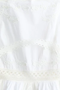 Lace-Detail Strappy Dress