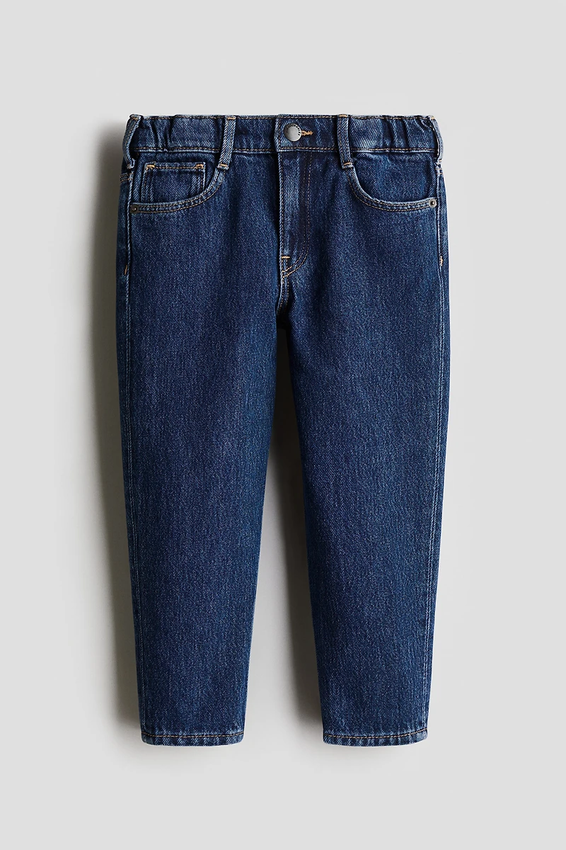 Tapered Cotton-blend Jeans