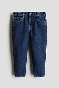 Tapered Cotton-blend Jeans