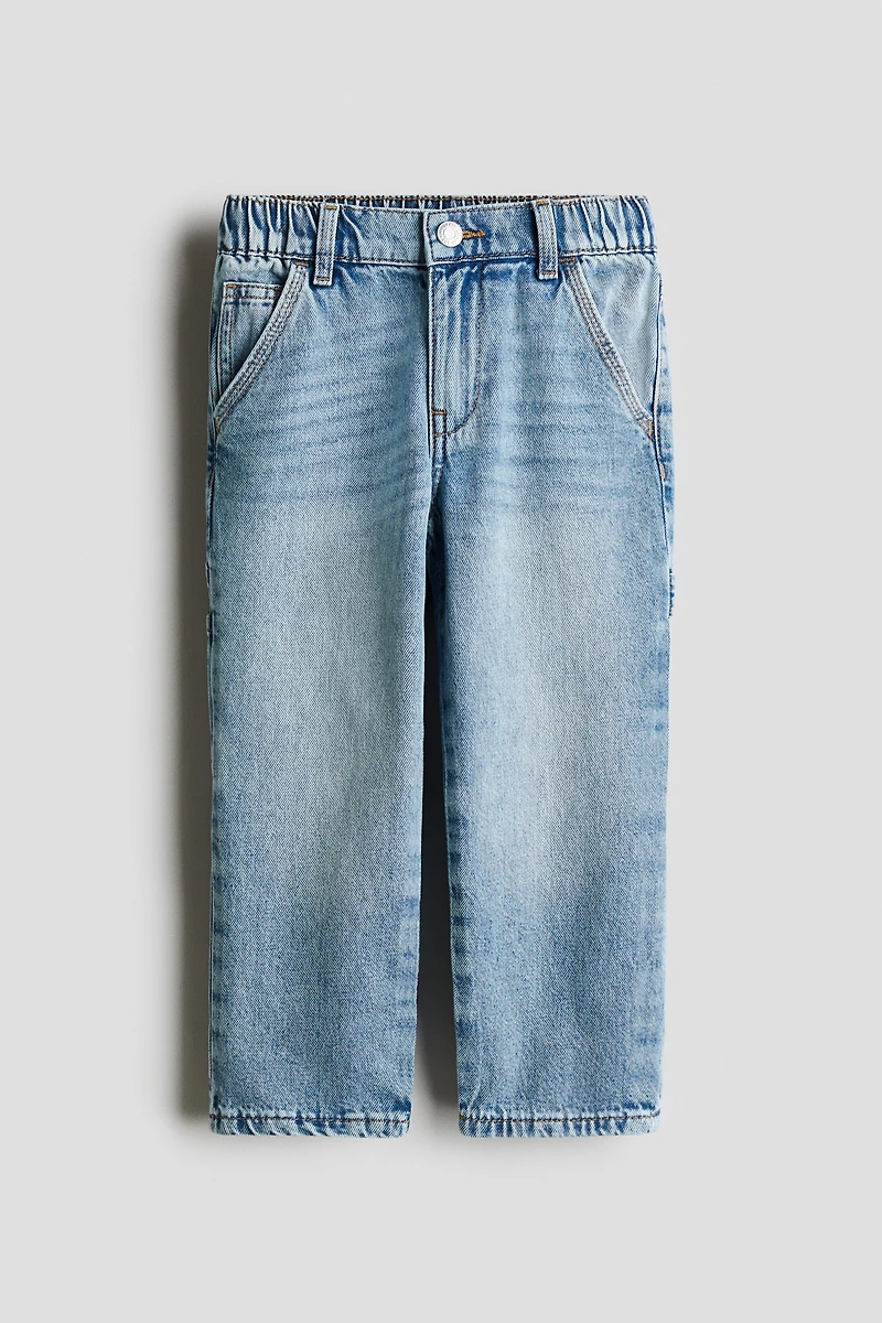 Jean de menuisier coupe ample