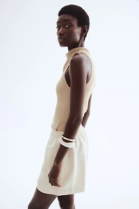 Linen-Blend Shorts