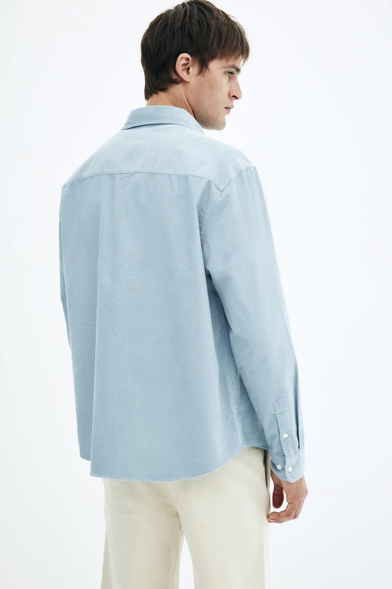 Regular-Fit Corduroy Shirt