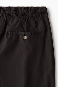 Relaxed-Fit Poplin Shorts