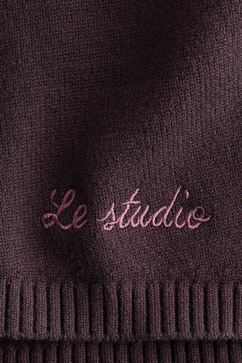Loose-Fit Cotton-Blend Sweater
