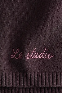Loose-Fit Cotton-Blend Sweater