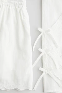 2-Piece Cotton Top and Shorts Set