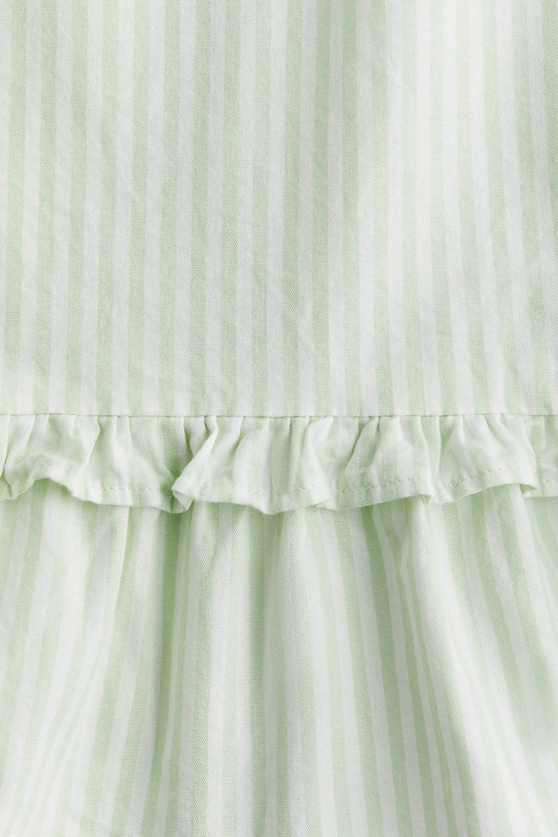 Cotton Peplum Top