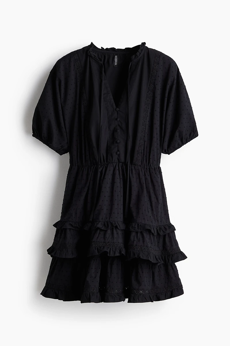 Cotton Plumeti Dress