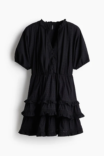 Cotton Plumeti Dress