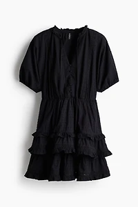 Cotton Plumeti Dress