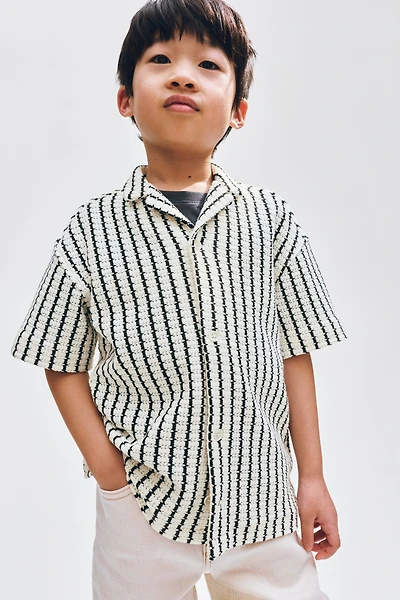 Pointelle-Knit Resort Shirt
