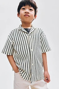 Pointelle-Knit Resort Shirt