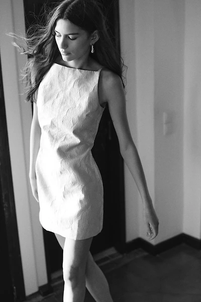 Brocade Mini Dress